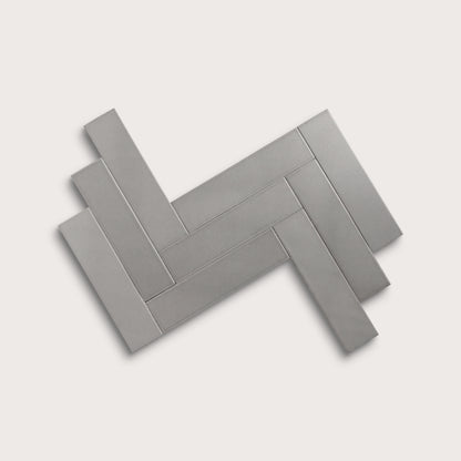 Lunar ceramic tile, 3 by 12 inches, matte finish