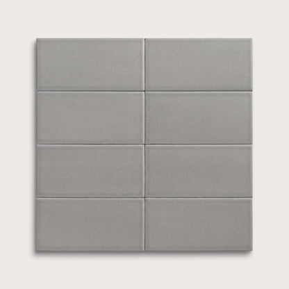 Lunar ceramic tile, 3 by 6 inches, matte finish