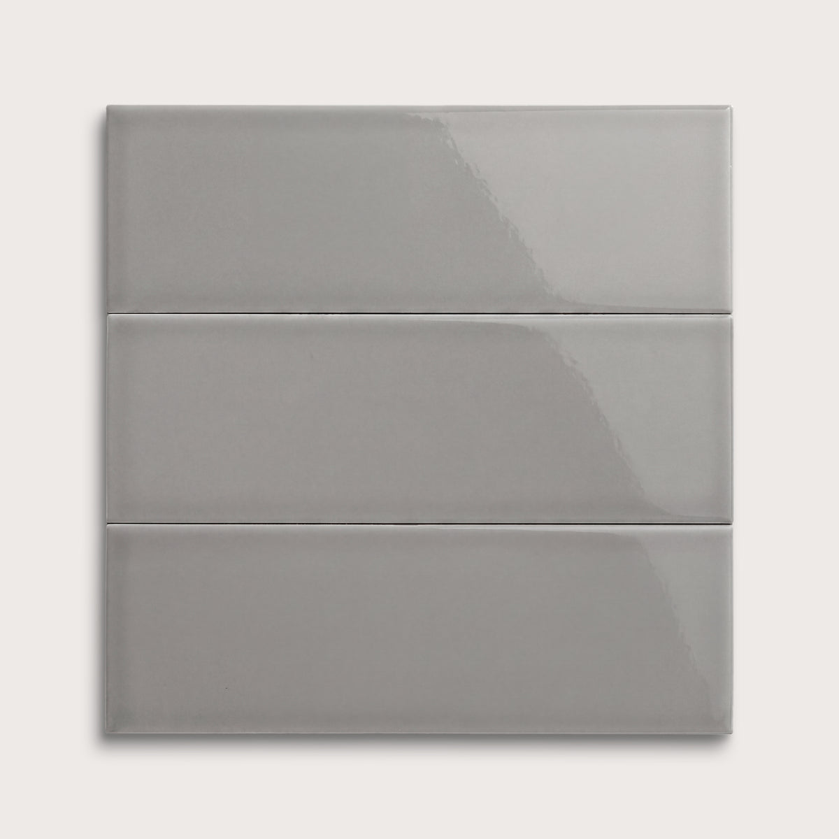 Lunar ceramic tile, 4 by 12 inches, gloss finish