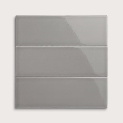 Lunar ceramic tile, 4 by 12 inches, gloss finish