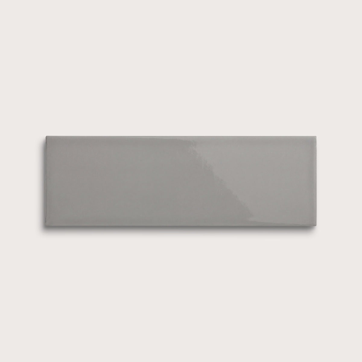 Lunar ceramic tile, 4 by 12 inches, gloss finish