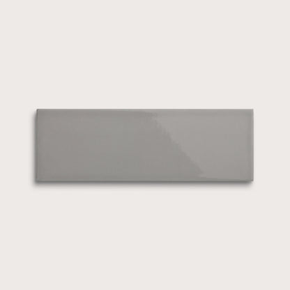 Lunar ceramic tile, 4 by 12 inches, gloss finish
