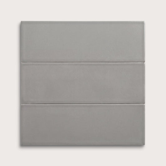 Lunar ceramic tile, 4 by 12 inches, matte finish