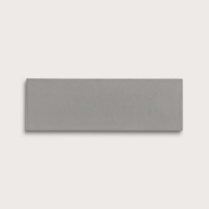 Lunar ceramic tile, 4 by 12 inches, matte finish