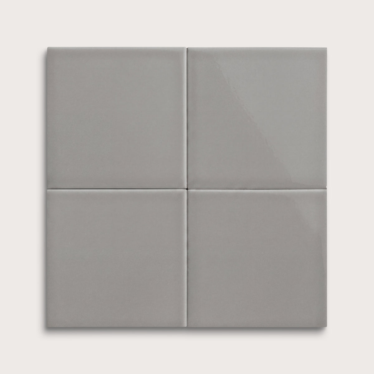Lunar ceramic tile, 6 by 6 inches, gloss finish