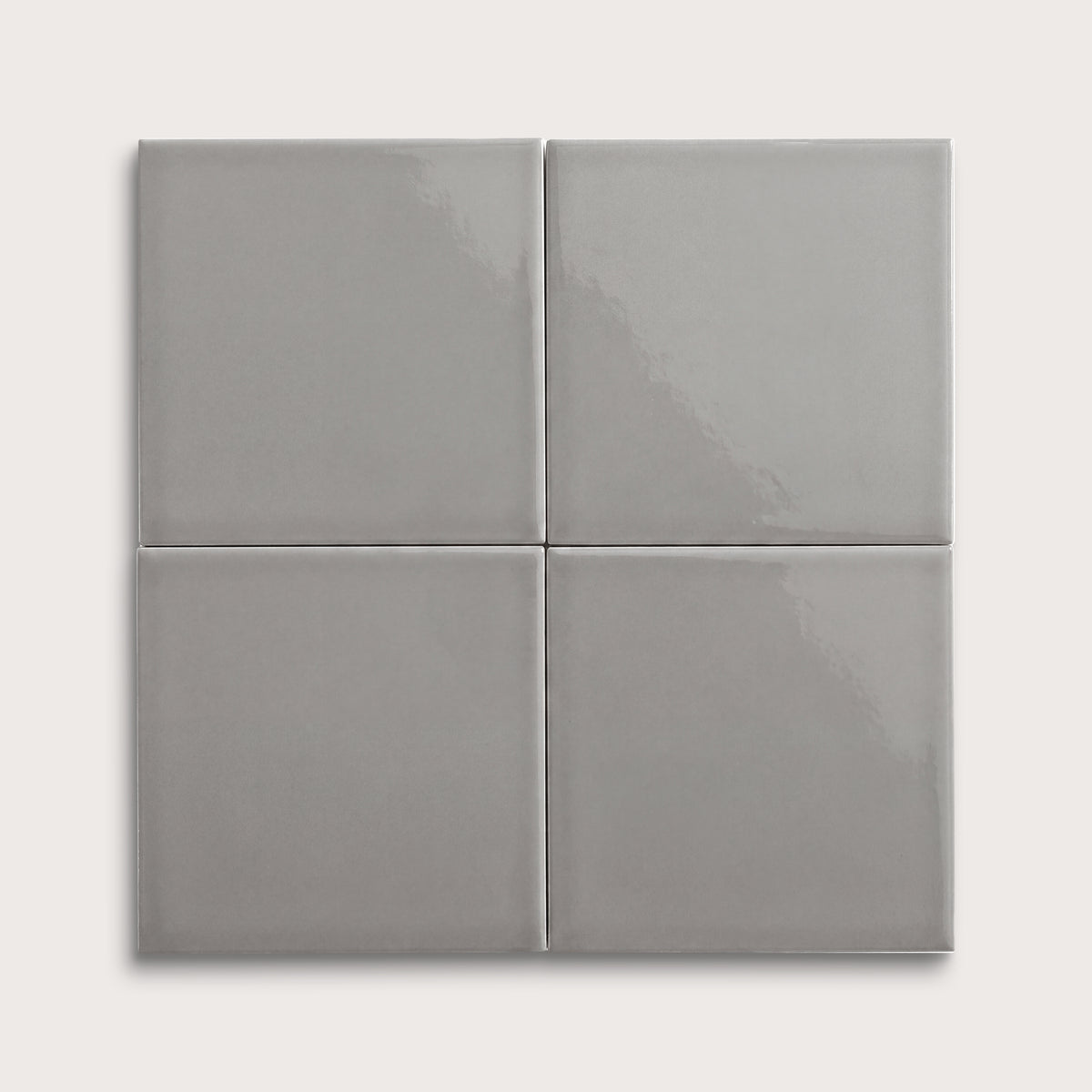 Lunar ceramic tile, 8 by 8 inches, gloss finish