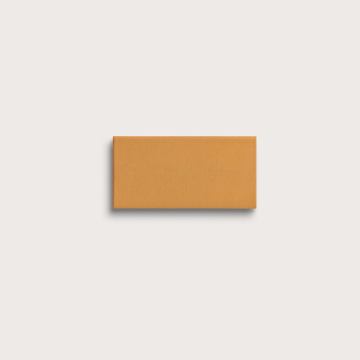 Marigold ceramic tile sample, matte finish