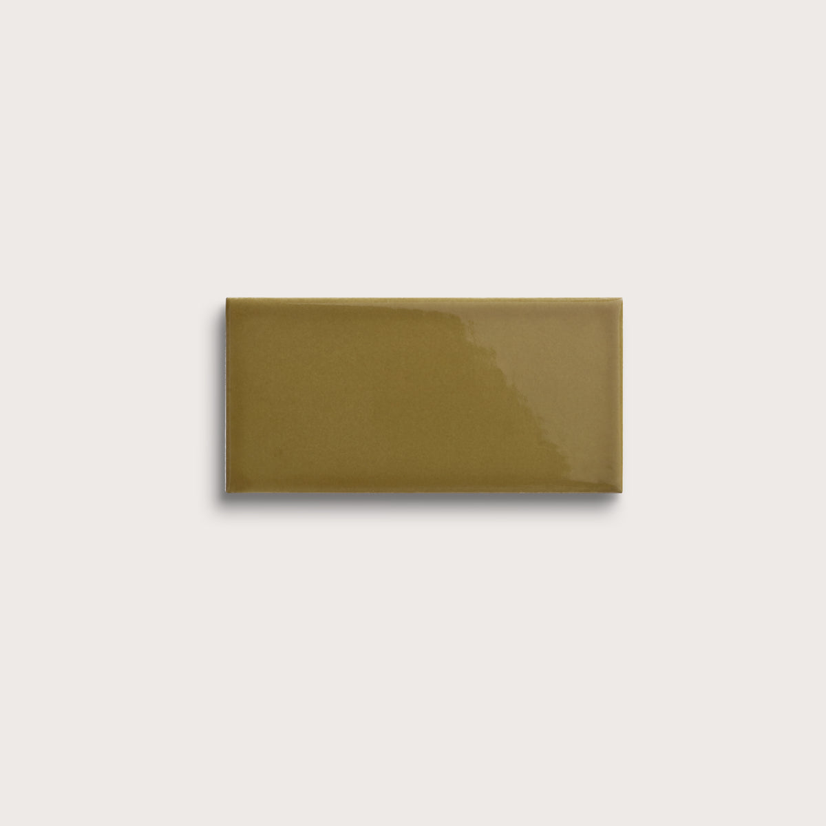 Meadow ceramic tile, 3 by 6 inches, gloss finish