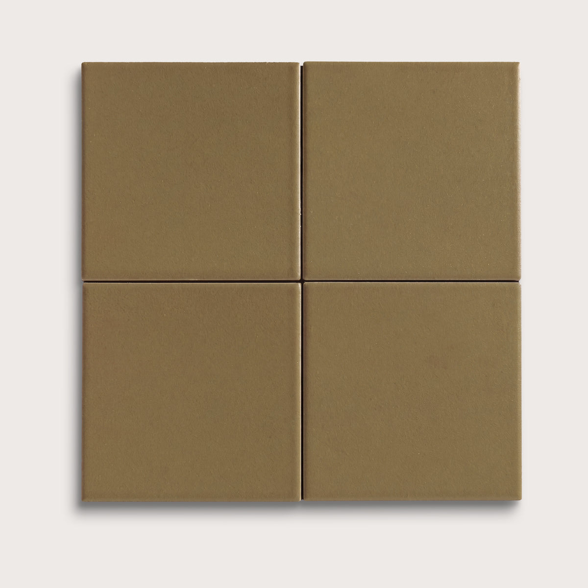 Meadow ceramic tile, 4 by 4 inches, matte finish