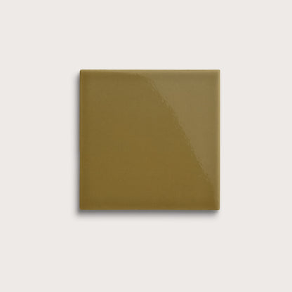 Meadow ceramic tile, 6 by 6 inches, gloss finish