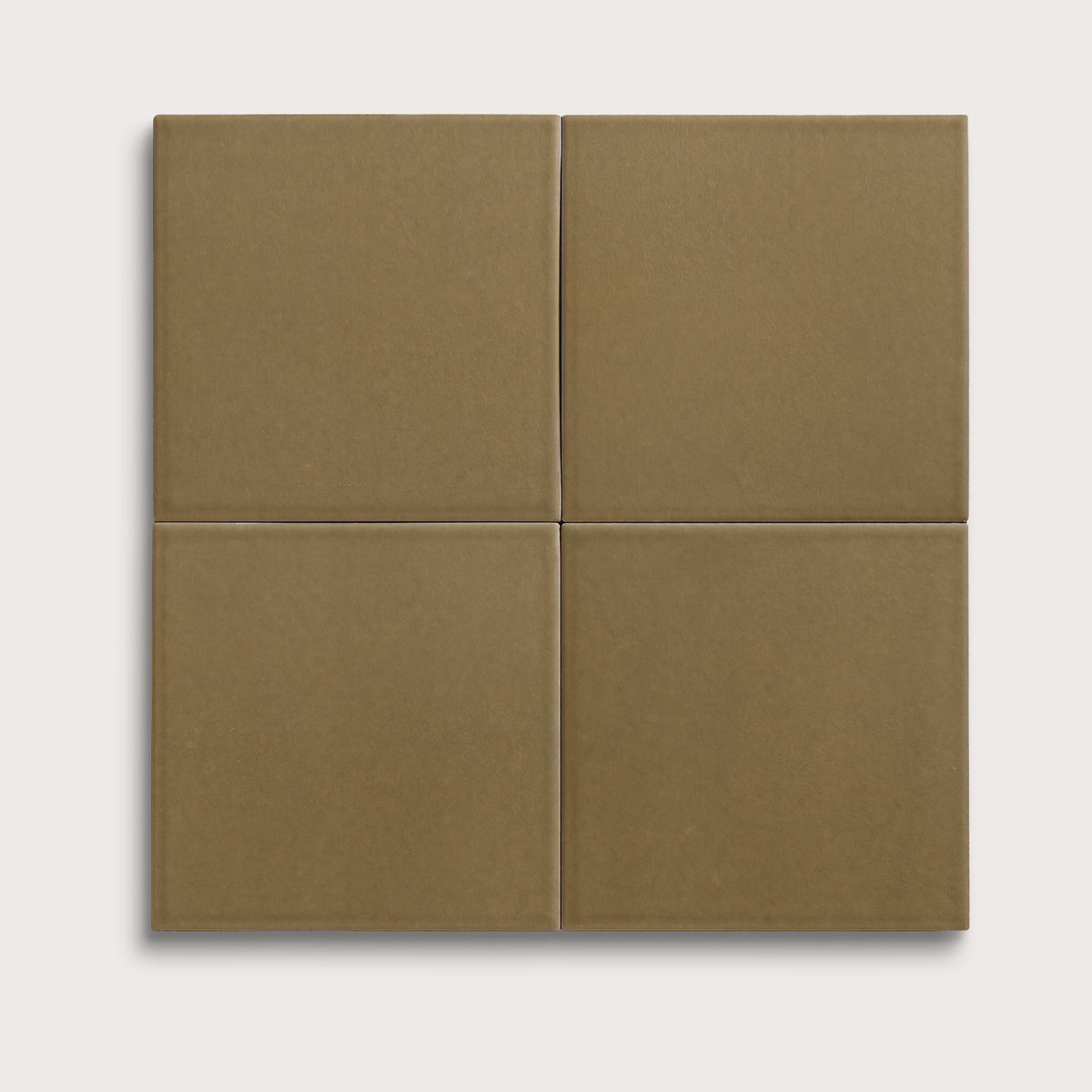 Meadow ceramic tile, 6 by 6 inches, matte finish