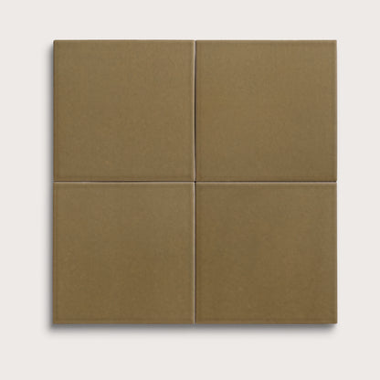 Meadow ceramic tile, 6 by 6 inches, matte finish