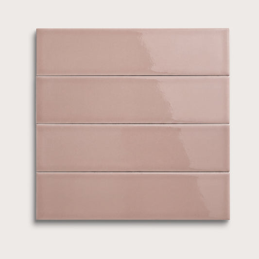 Magic Carpet ceramic tile, 3 by 12 inches, gloss finish