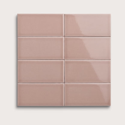 Magic Carpet ceramic tile, 3 by 6 inches, gloss finish