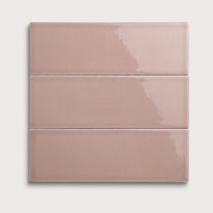 Magic Carpet ceramic tile, 4 by 12 inches, gloss finish