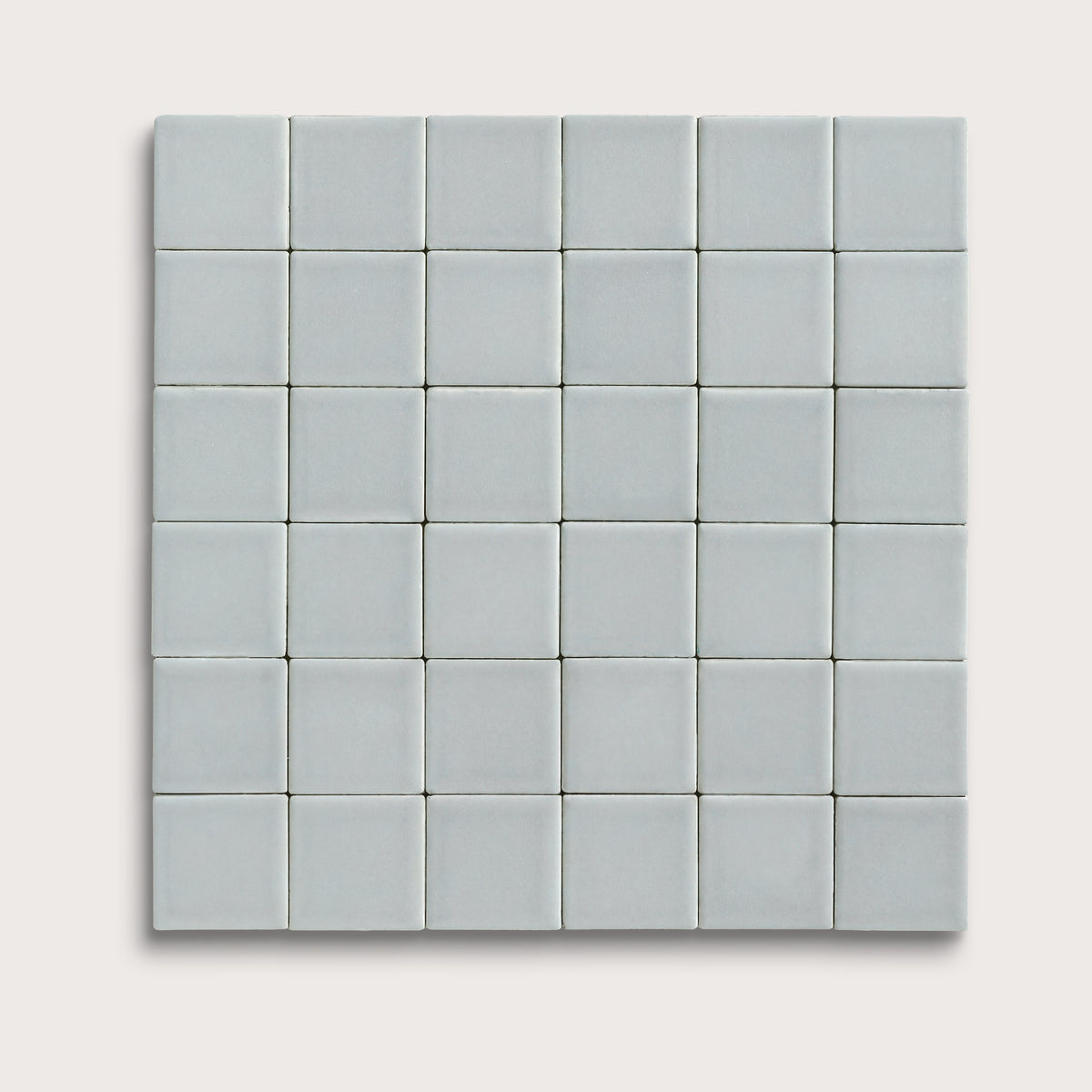 Misty ceramic tile, 2 by 2 inch mosaic, matte finish
