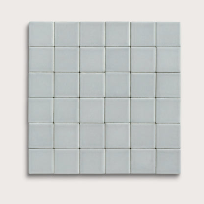 Misty ceramic tile, 2 by 2 inch mosaic, matte finish