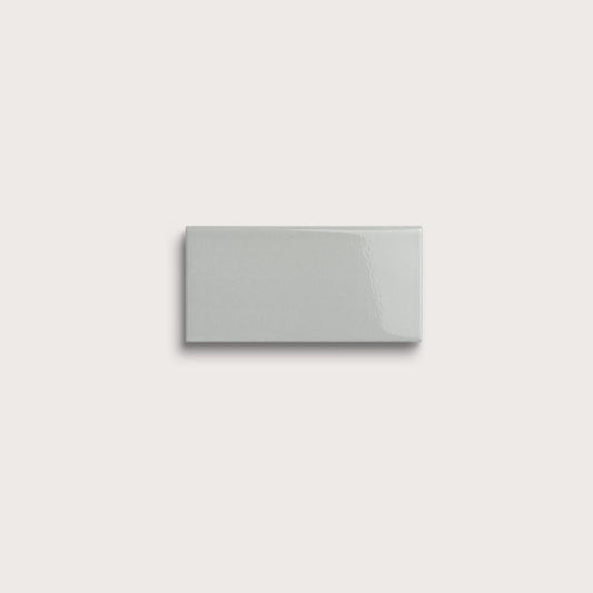 Misty ceramic tile sample, gloss finish
