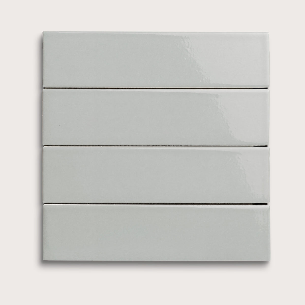 Misty ceramic tile, 2 by 8 inches, gloss finish