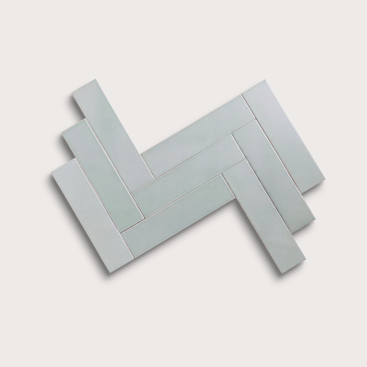 Misty ceramic tile, 3 by 12 inches, matte finish