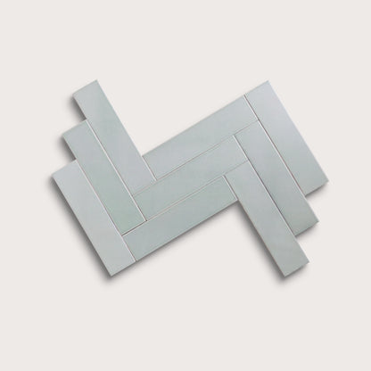 Misty ceramic tile, 3 by 12 inches, matte finish