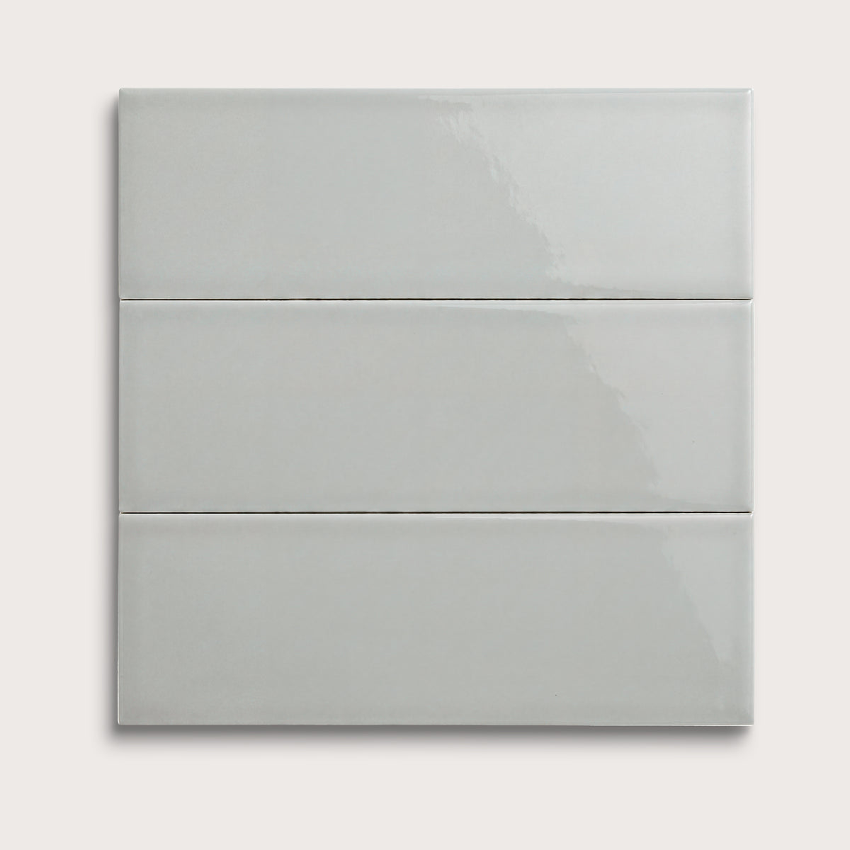 Misty ceramic tile, 4 by 12 inches, gloss finish