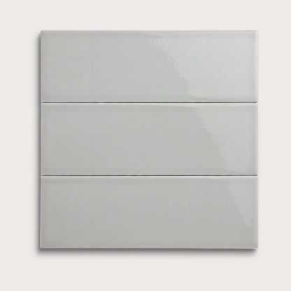 Misty ceramic tile, 4 by 12 inches, gloss finish