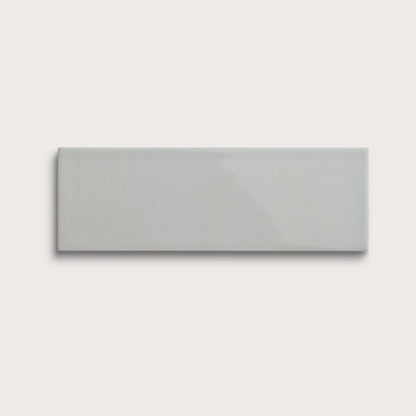 Misty ceramic tile, 4 by 12 inches, gloss finish