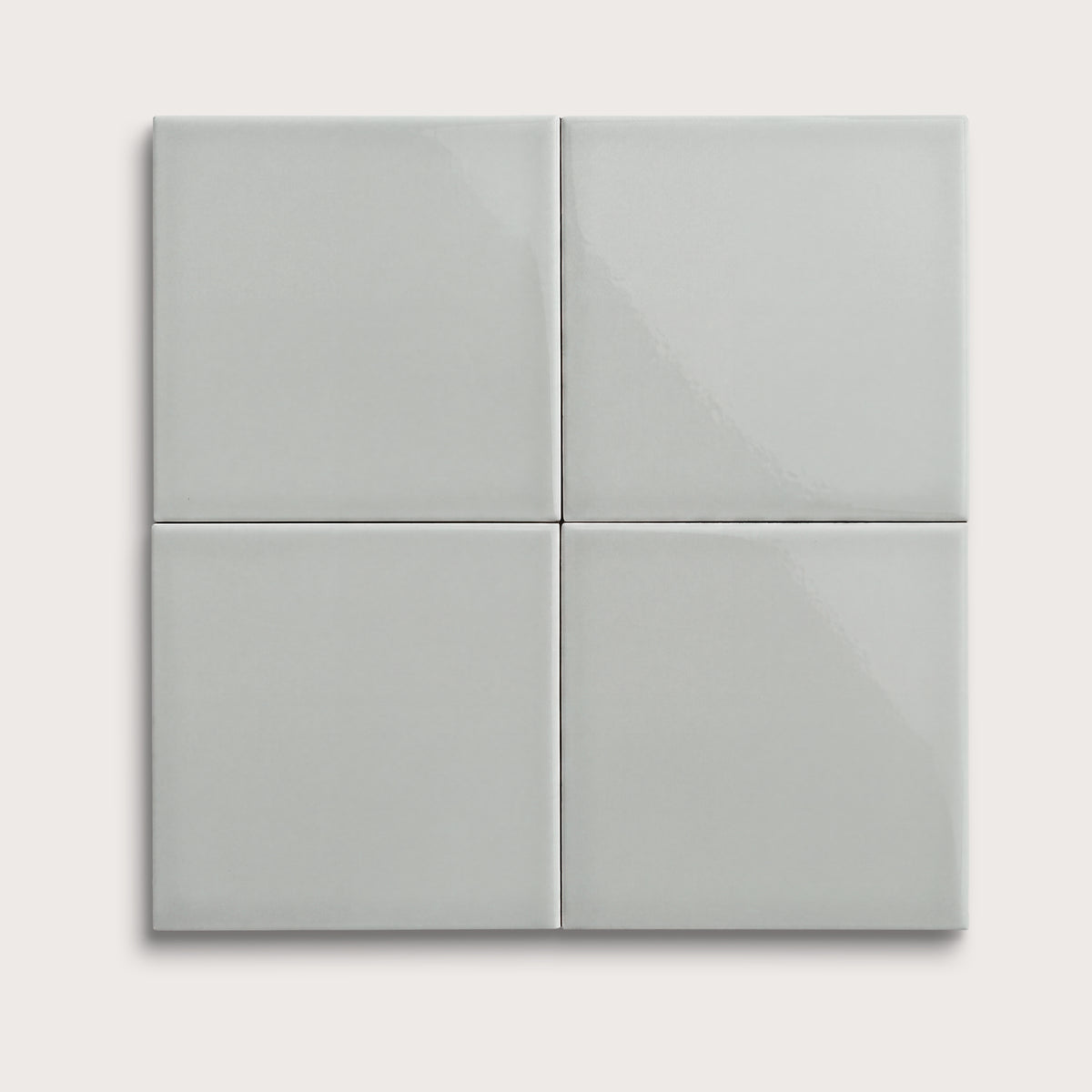 Misty ceramic tile, 8 by 8 inches, gloss finish