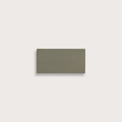 Moss ceramic tile, 2 by 4 inches, matte finish