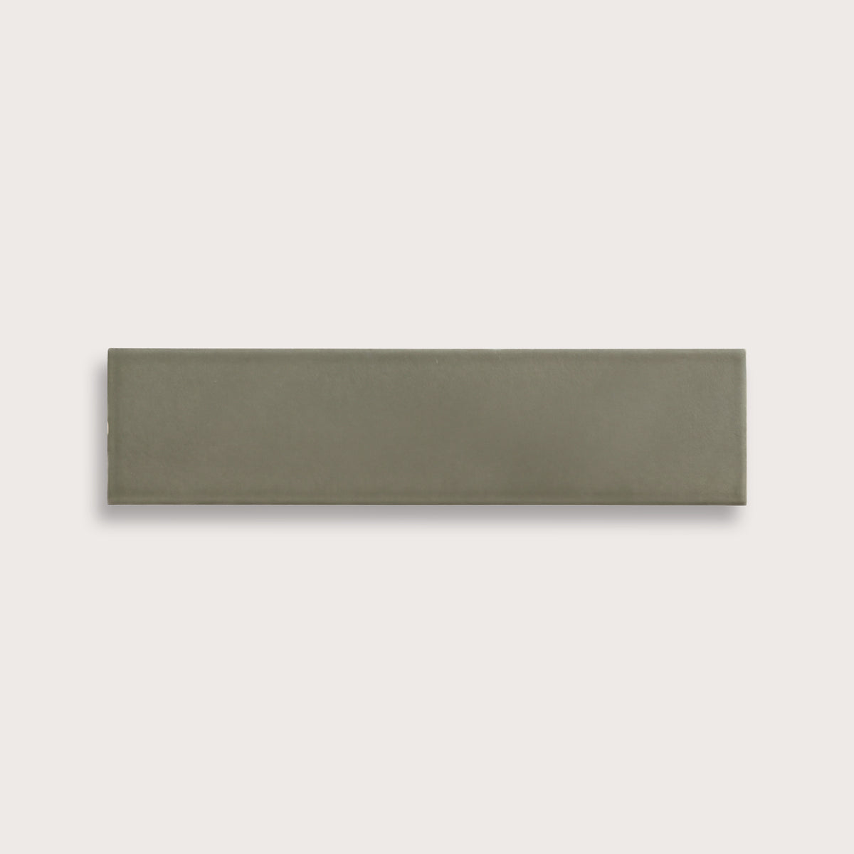 Moss ceramic tile, 3 by 12 inches, matte finish