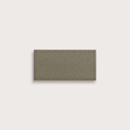 Moss ceramic tile, 3 by 6 inches, matte finish