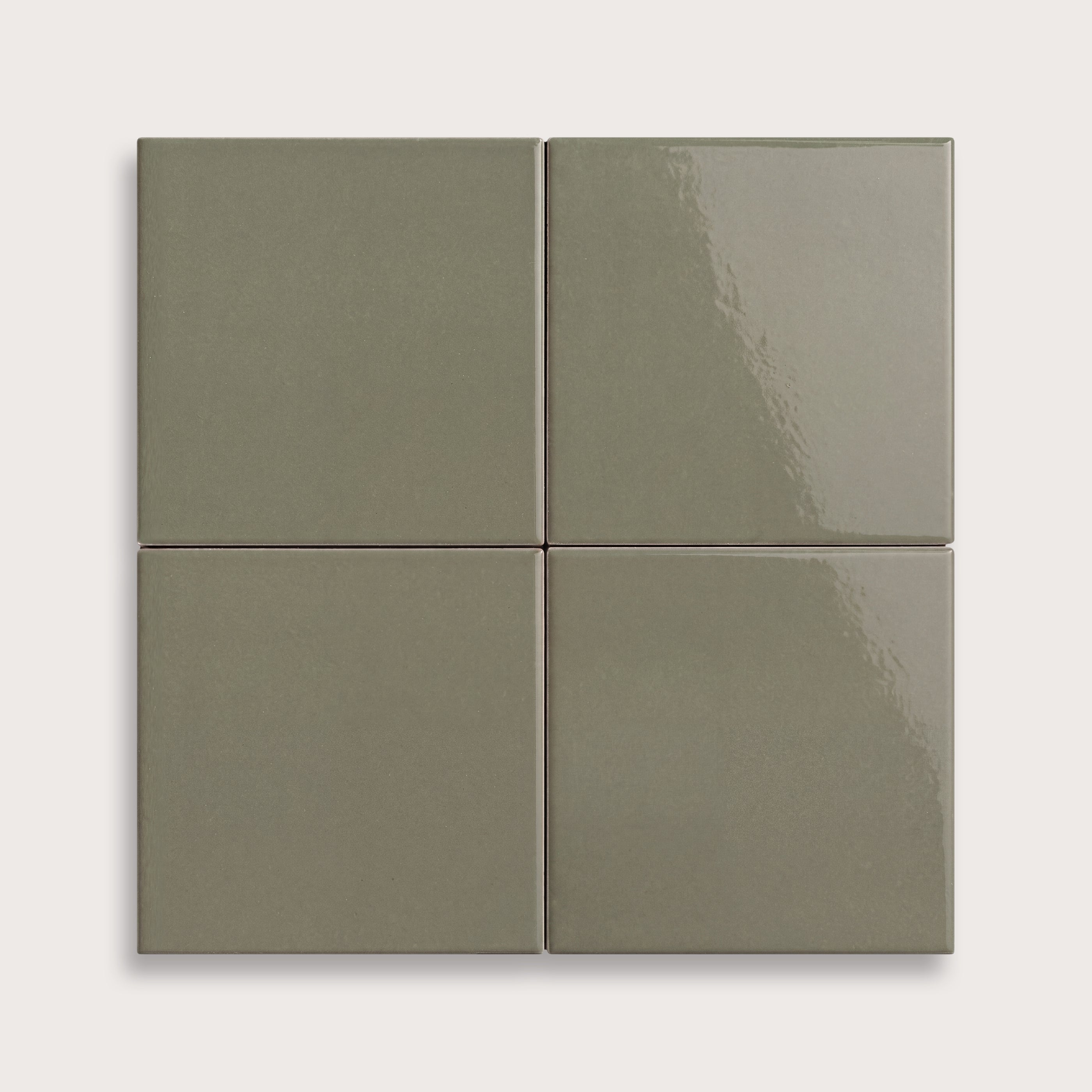 Moss 4x4 Flat Ceramic Tile | Gloss – Riad Tile