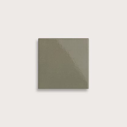 Moss ceramic tile, 4 by 4 inches, gloss finish