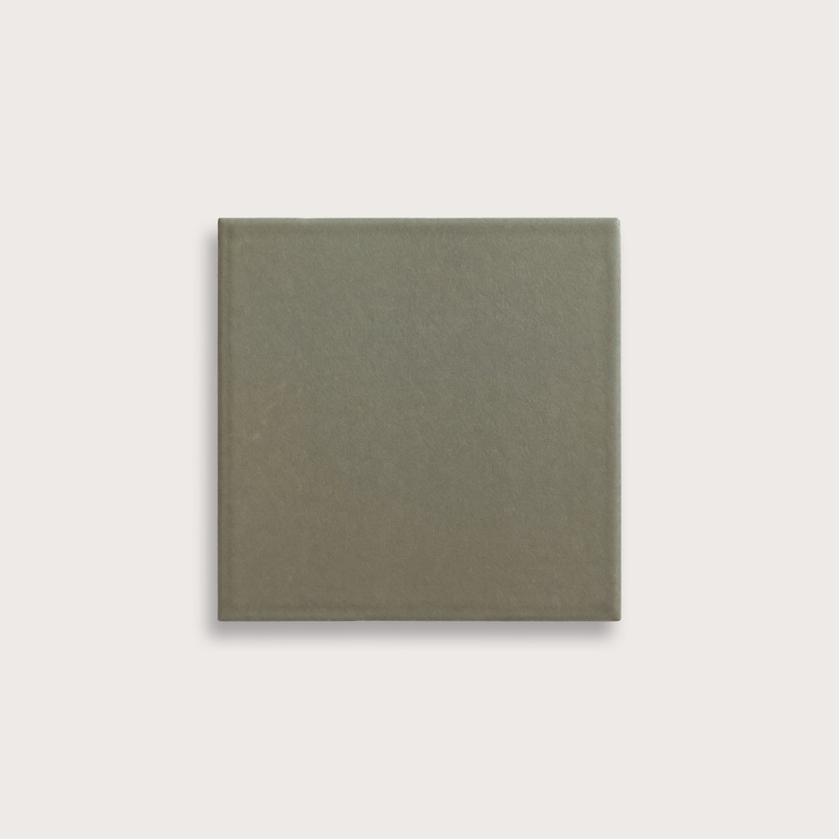 Moss ceramic tile, 6 by 6 inches, matte finish