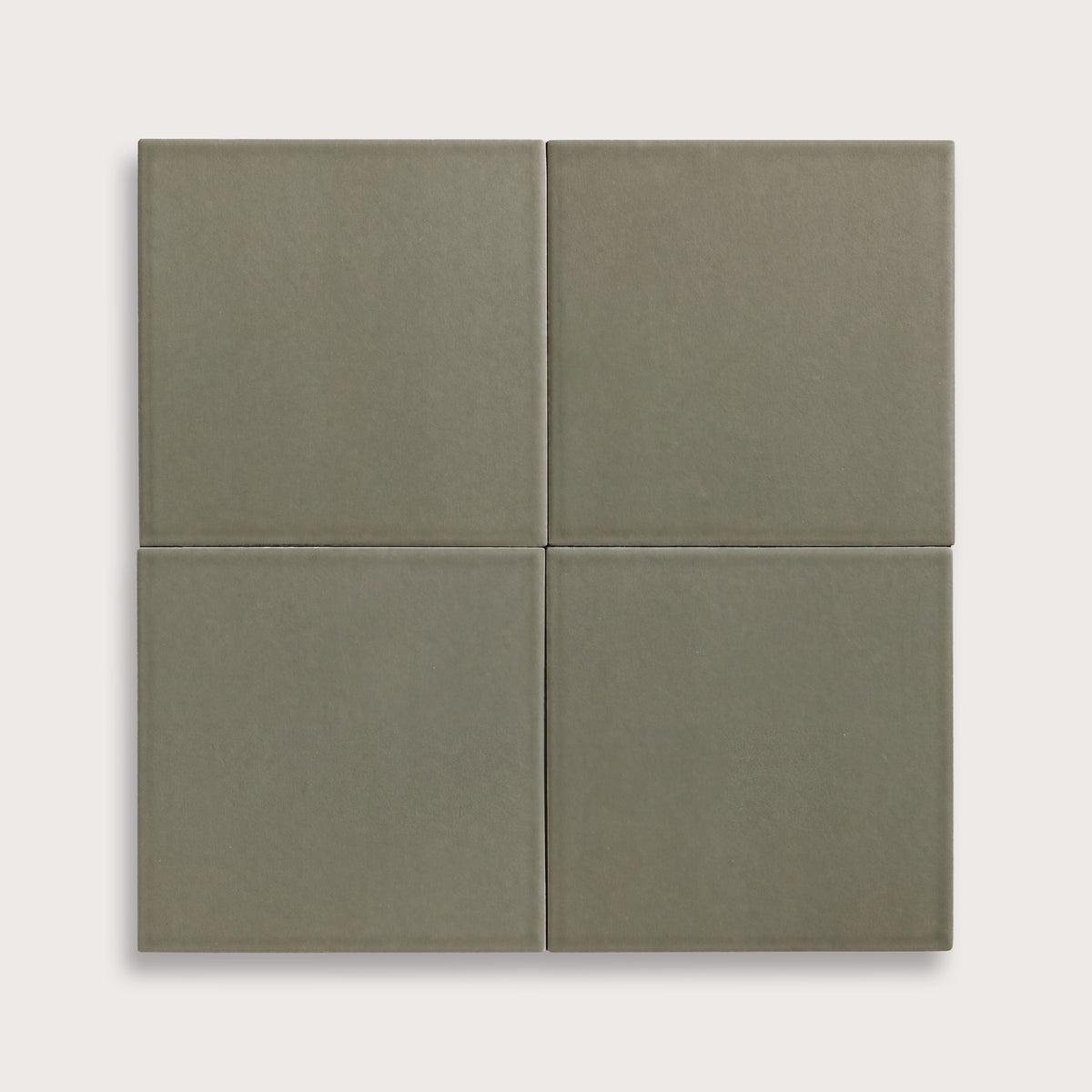 Moss ceramic tile, 8 by 8 inches, matte finish