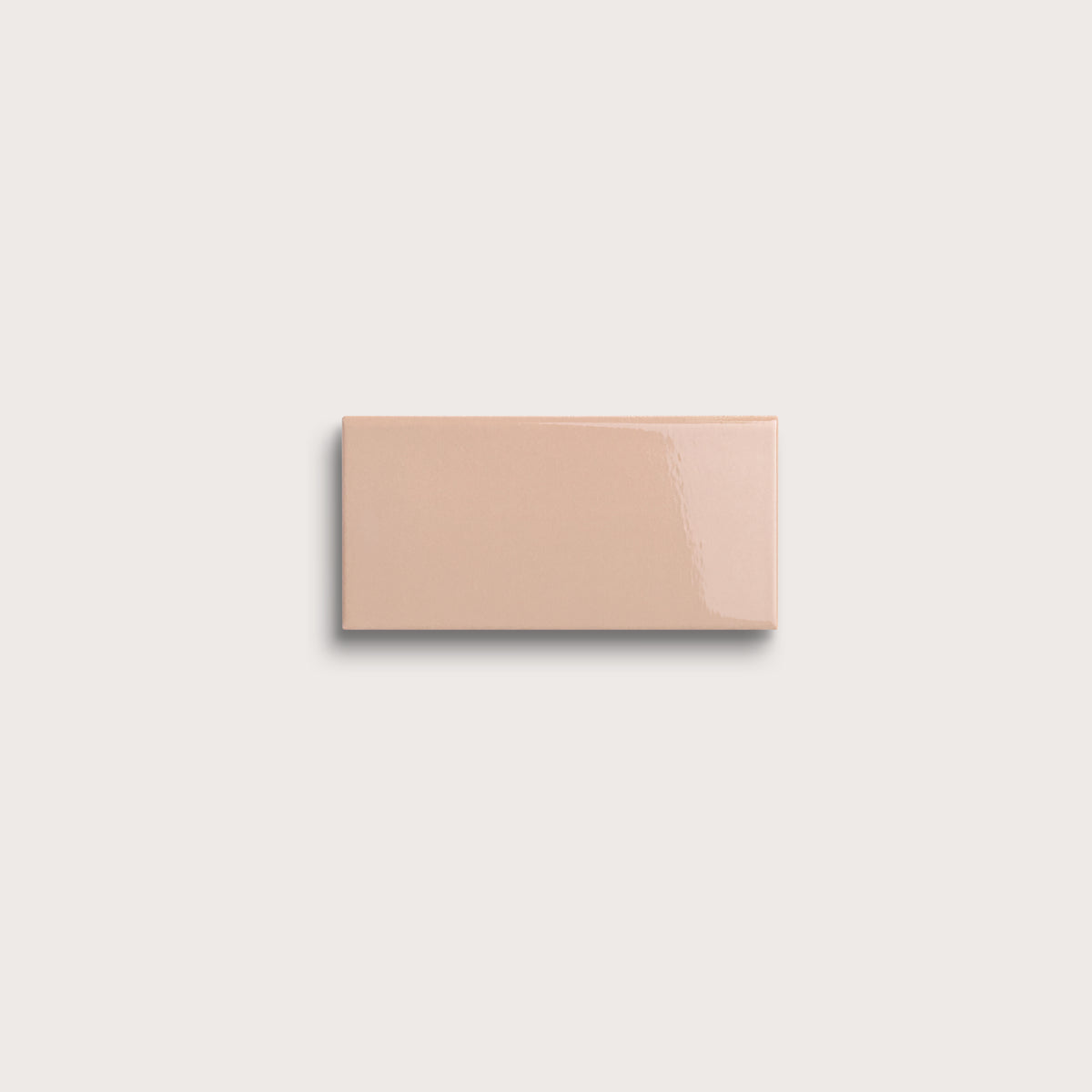 Petal ceramic tile sample, gloss finish