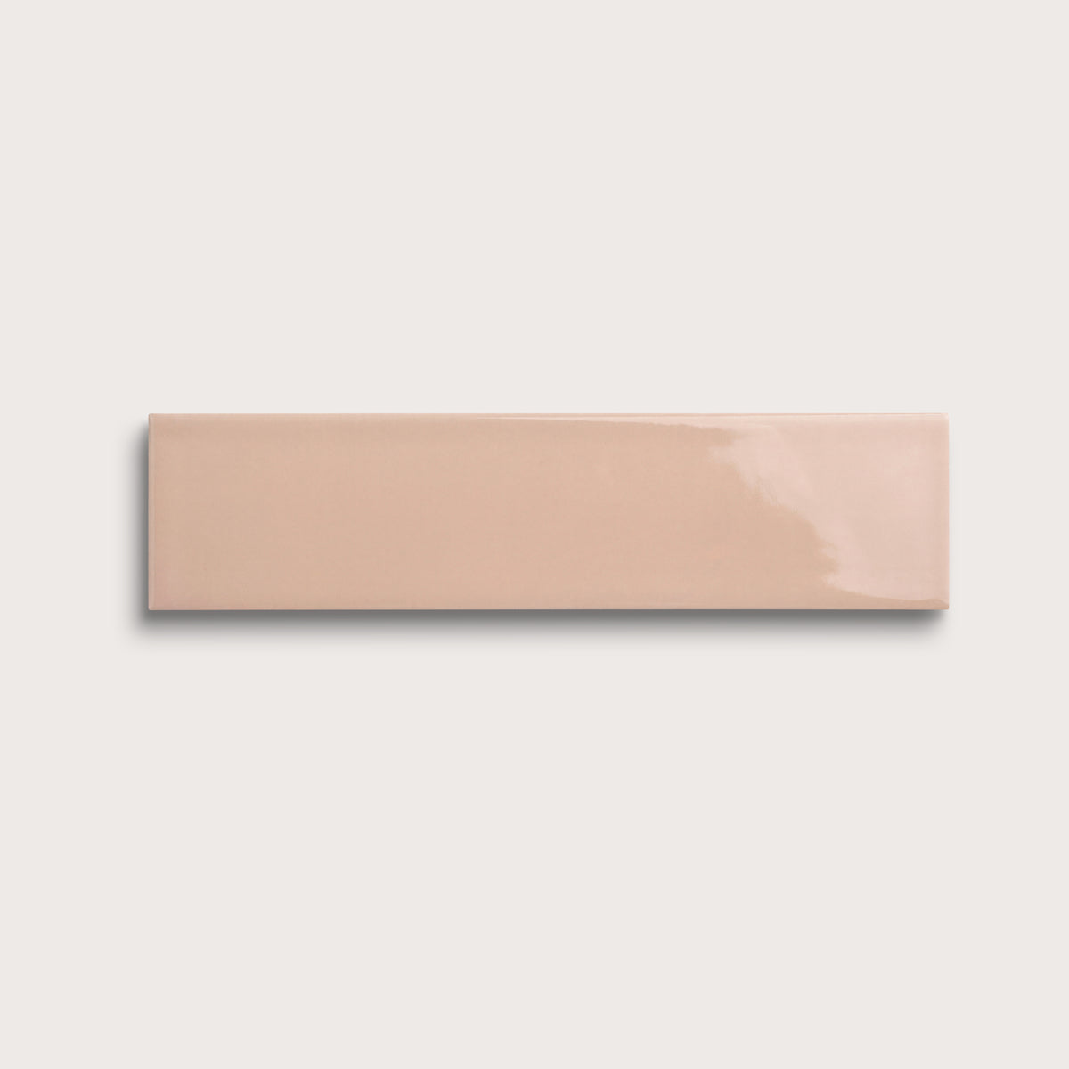 Petal ceramic tile, 3 by 12 inches, gloss finish