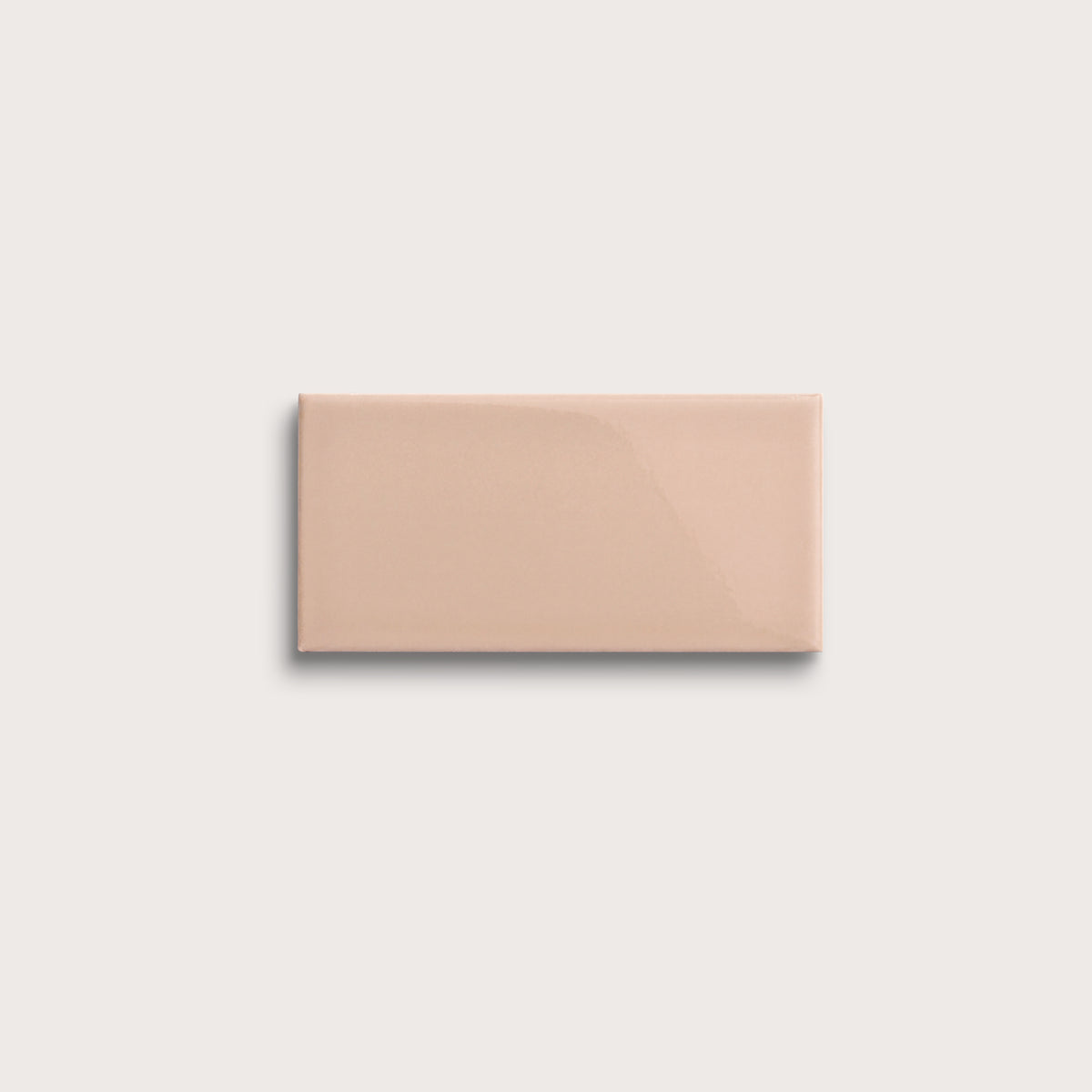 Petal ceramic tile, 3 by 6 inches, gloss finish