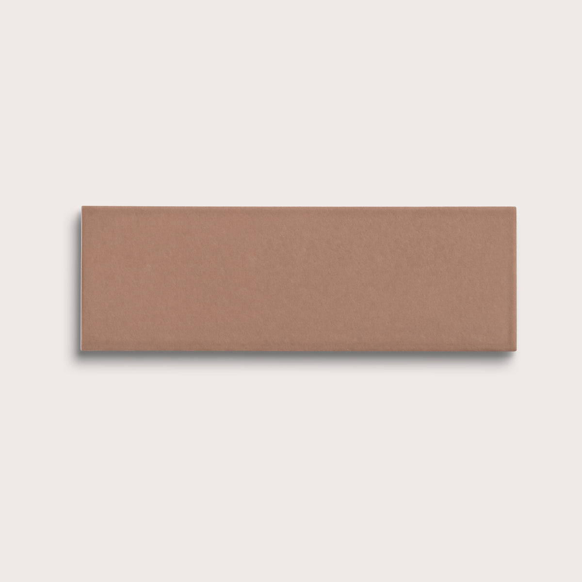 Petal ceramic tile, 4 by 12 inches, matte finish
