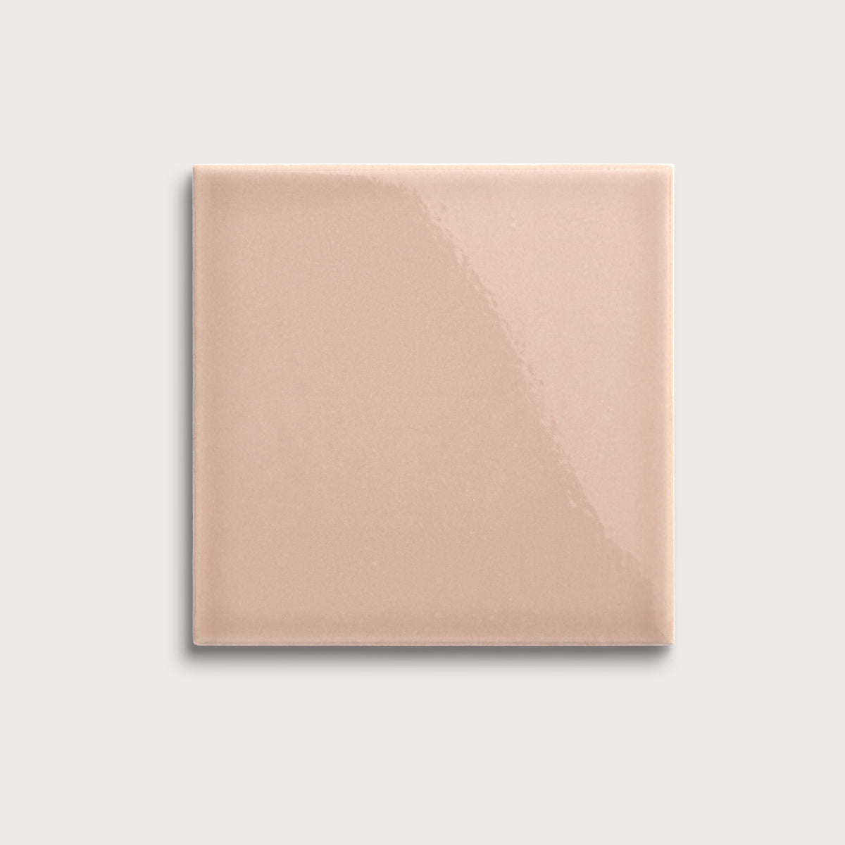 Petal ceramic tile, 8 by 8 inches, gloss finish
