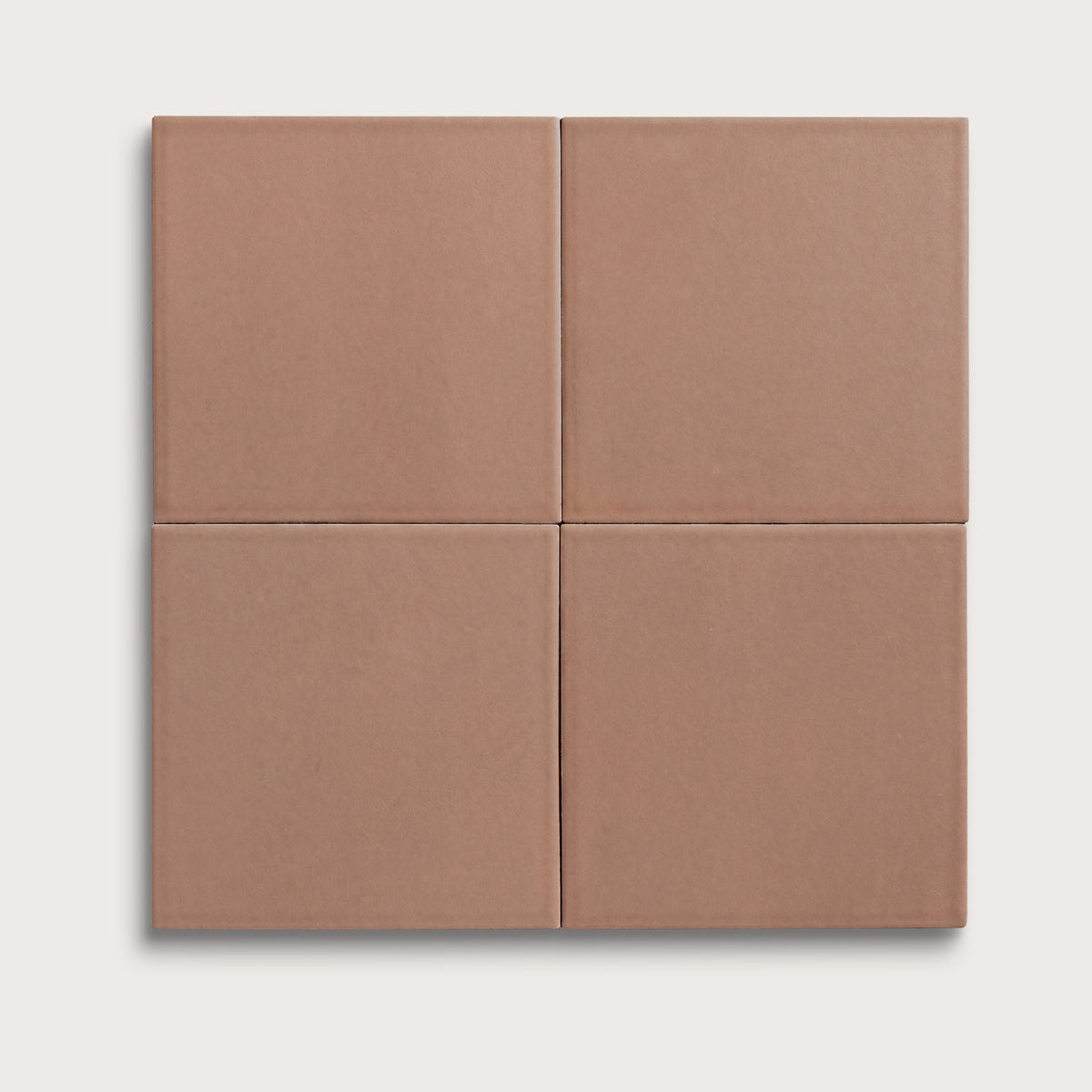 Petal ceramic tile, 8 by 8 inches, matte finish