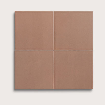 Petal ceramic tile, 8 by 8 inches, matte finish