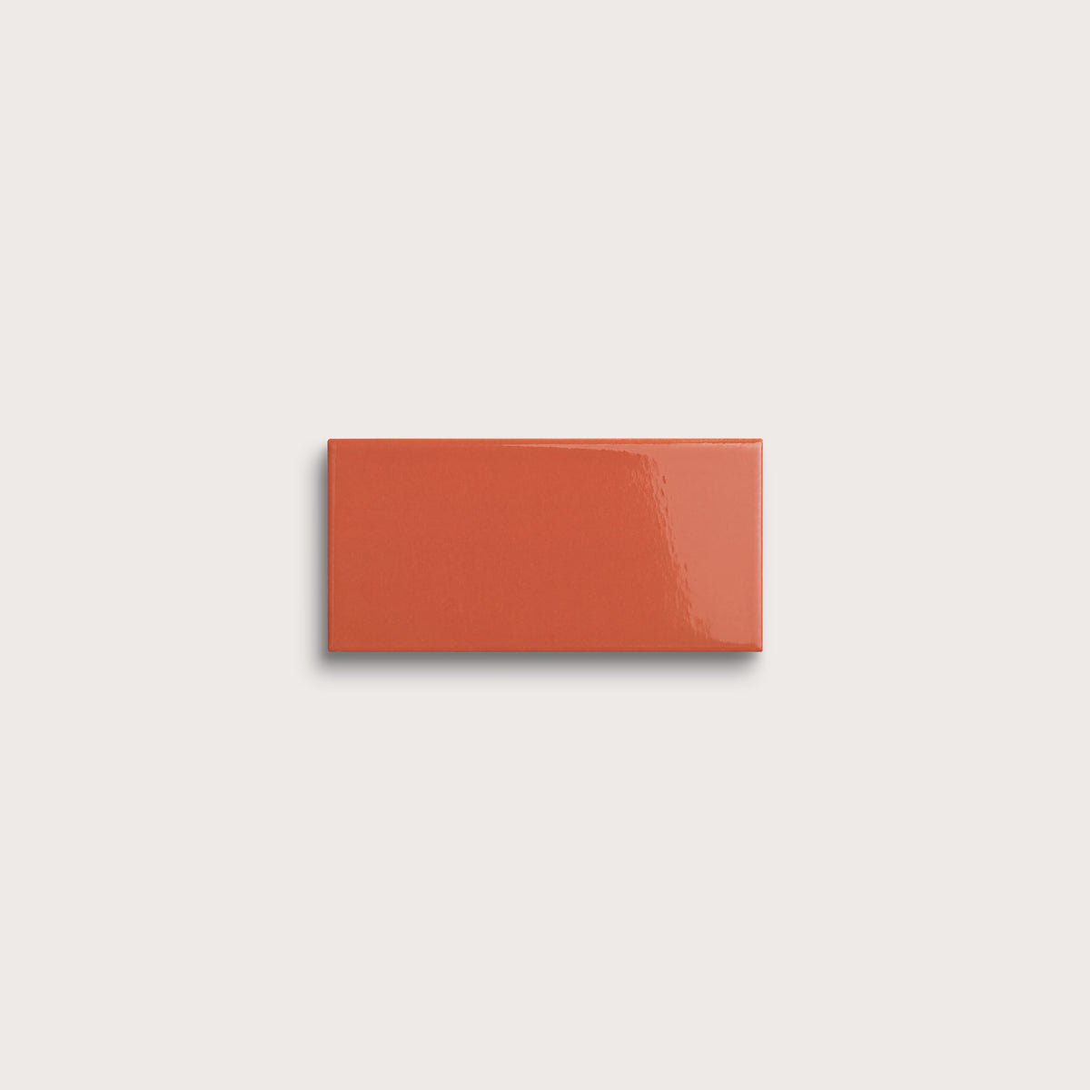 Punch ceramic tile, 2 by 4 inches, gloss finish