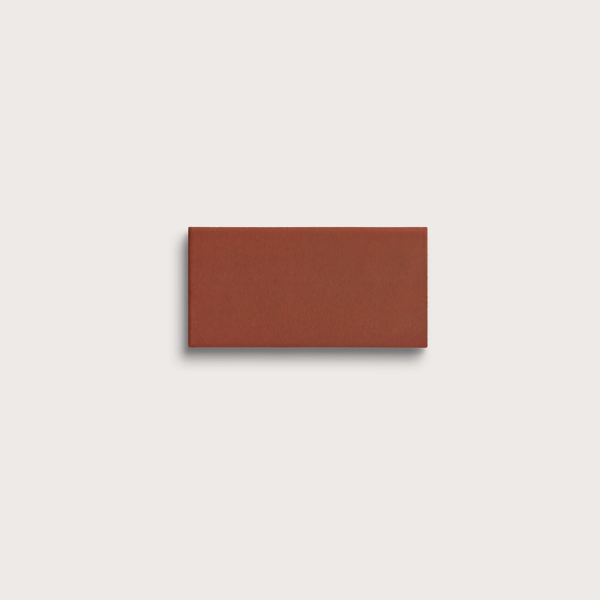Raspberry Beret ceramic tile sample, matte finish