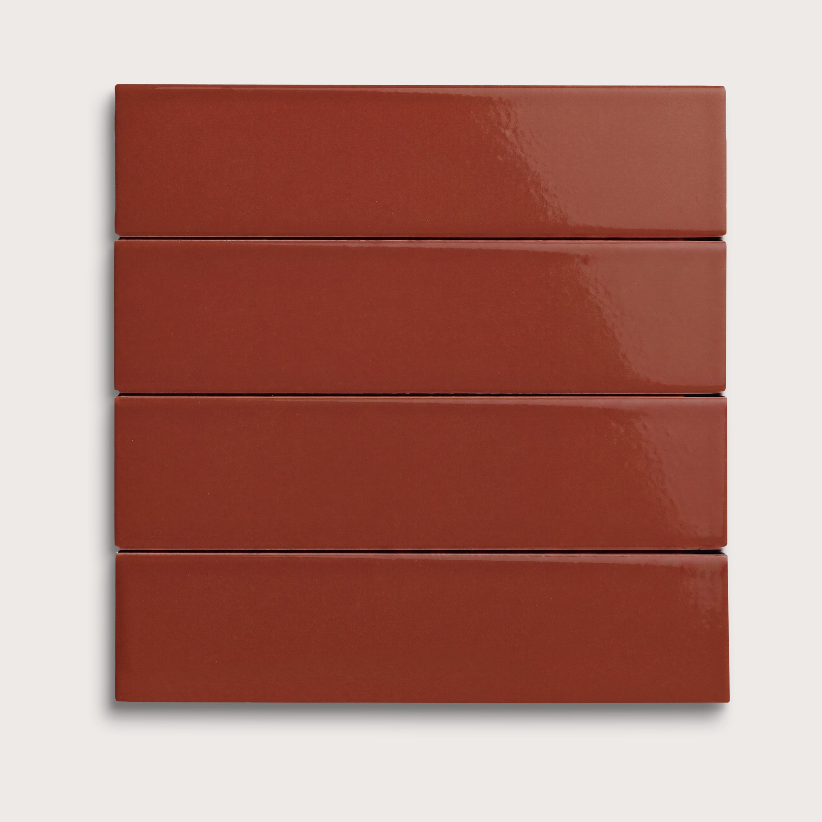 Raspberry Beret 2x8 Flat Ceramic Tile | Gloss – Riad Tile