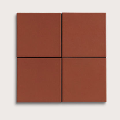Raspberry Beret ceramic tile, 4 by 4 inches, matte finish