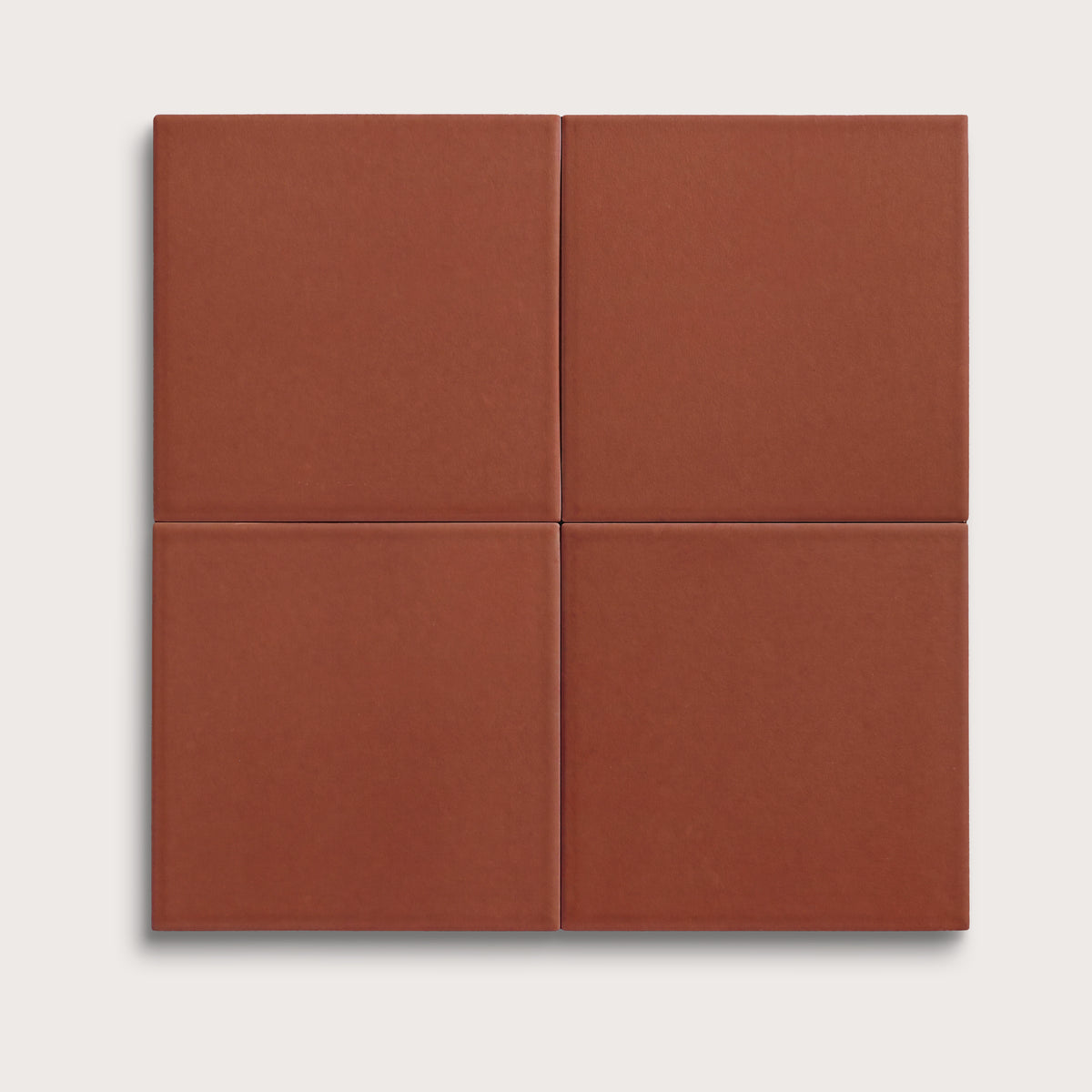 Raspberry Beret ceramic tile, 6 by 6 inches, matte finish