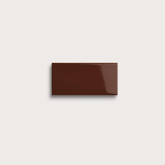 Red Red Wine ceramic tile sample, gloss finish