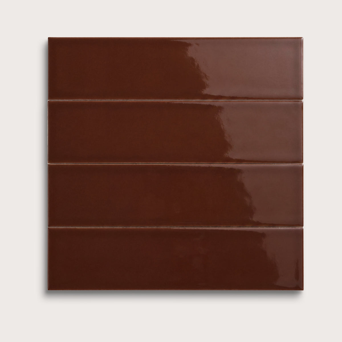 Red Red Wine ceramic tile, 3 by 12 inches, gloss finish